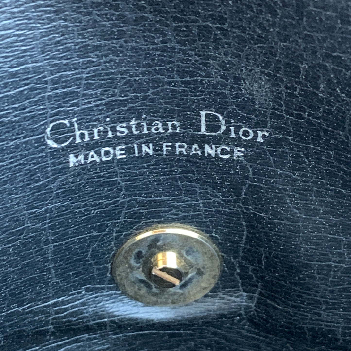 Dior leather green brown crossbody bag authentic with COA