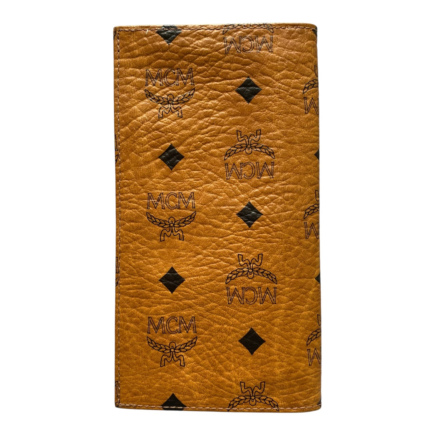 MCM cognac long wallet Authentic with COA