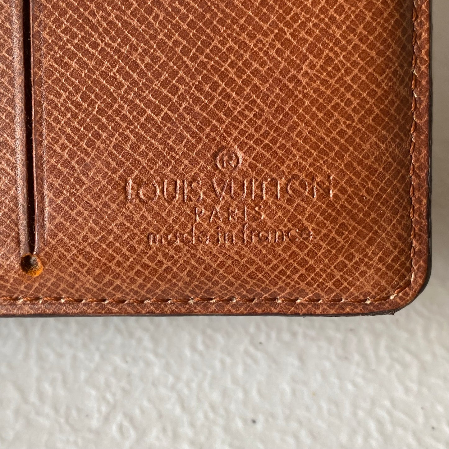 Louis Vuitton monogram men’s bifold wallet 882AN Authentic with COA