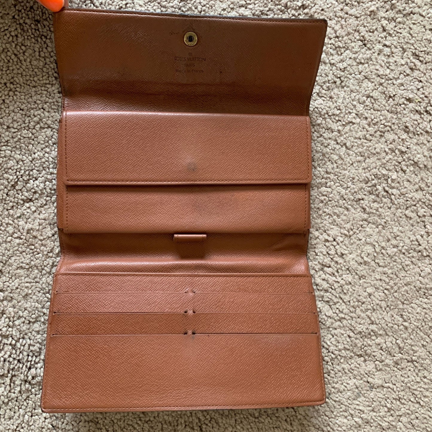 LV1016 Louis Vuitton women's long Sarah monogram wallet