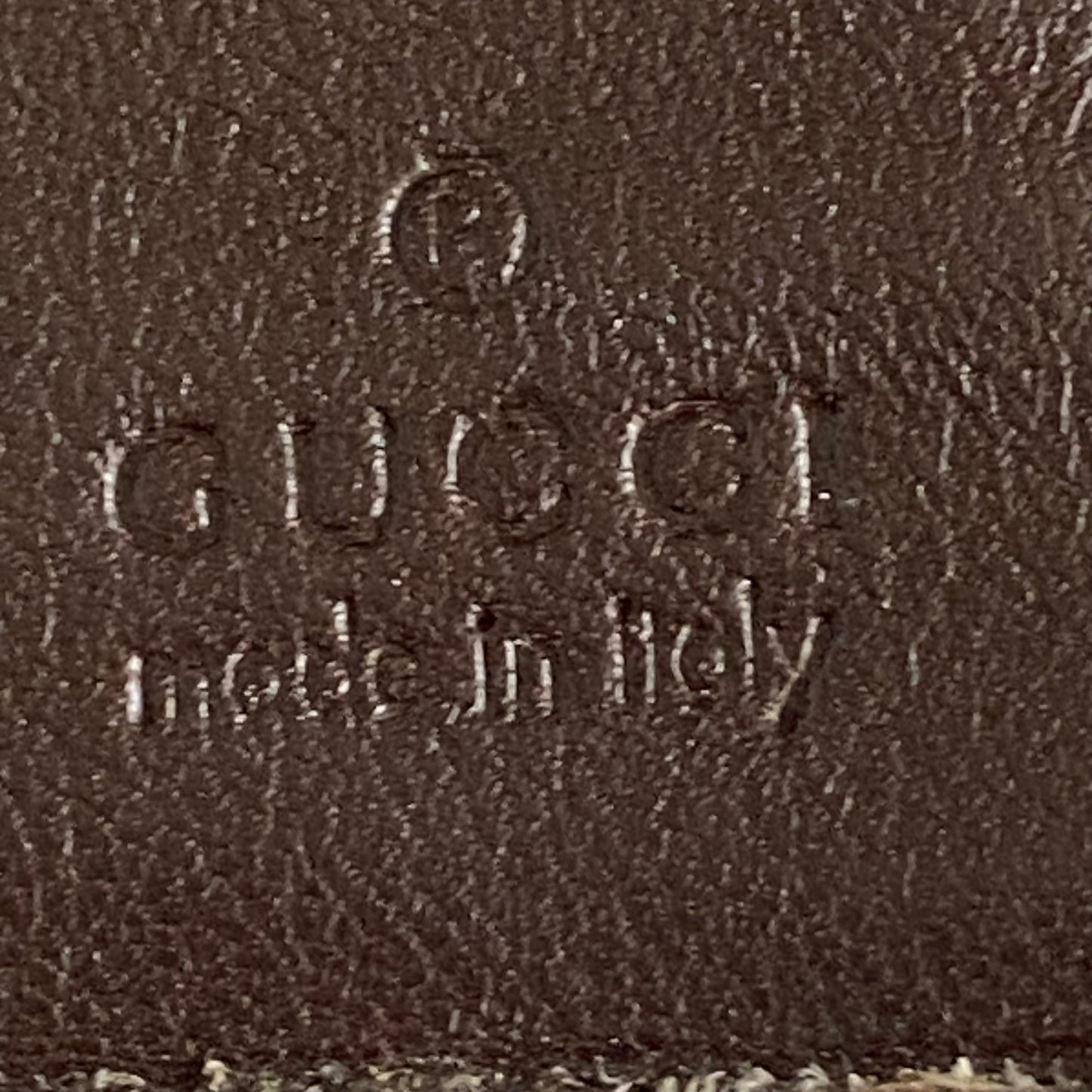 Gucci monogram leather long wallet authentic with coa