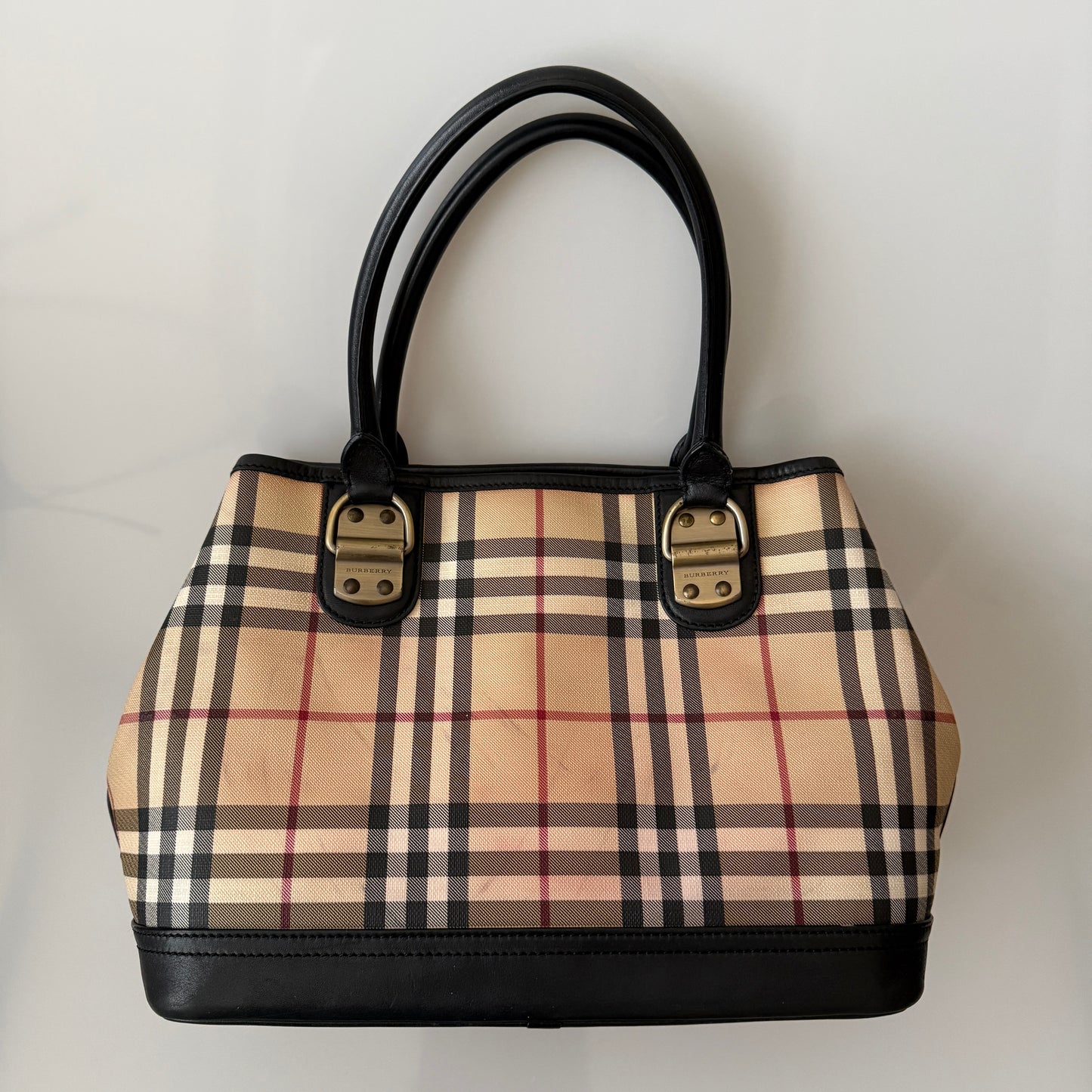 Burberry nova check tote bag authentic with COA