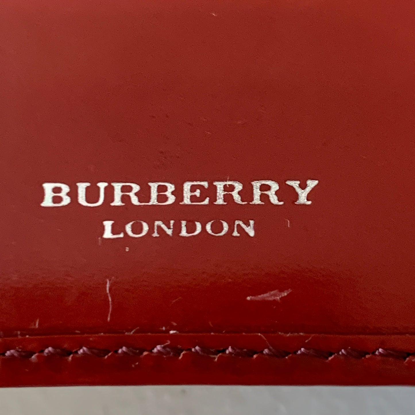 Burberry check trifold compact wallet authentic with COA