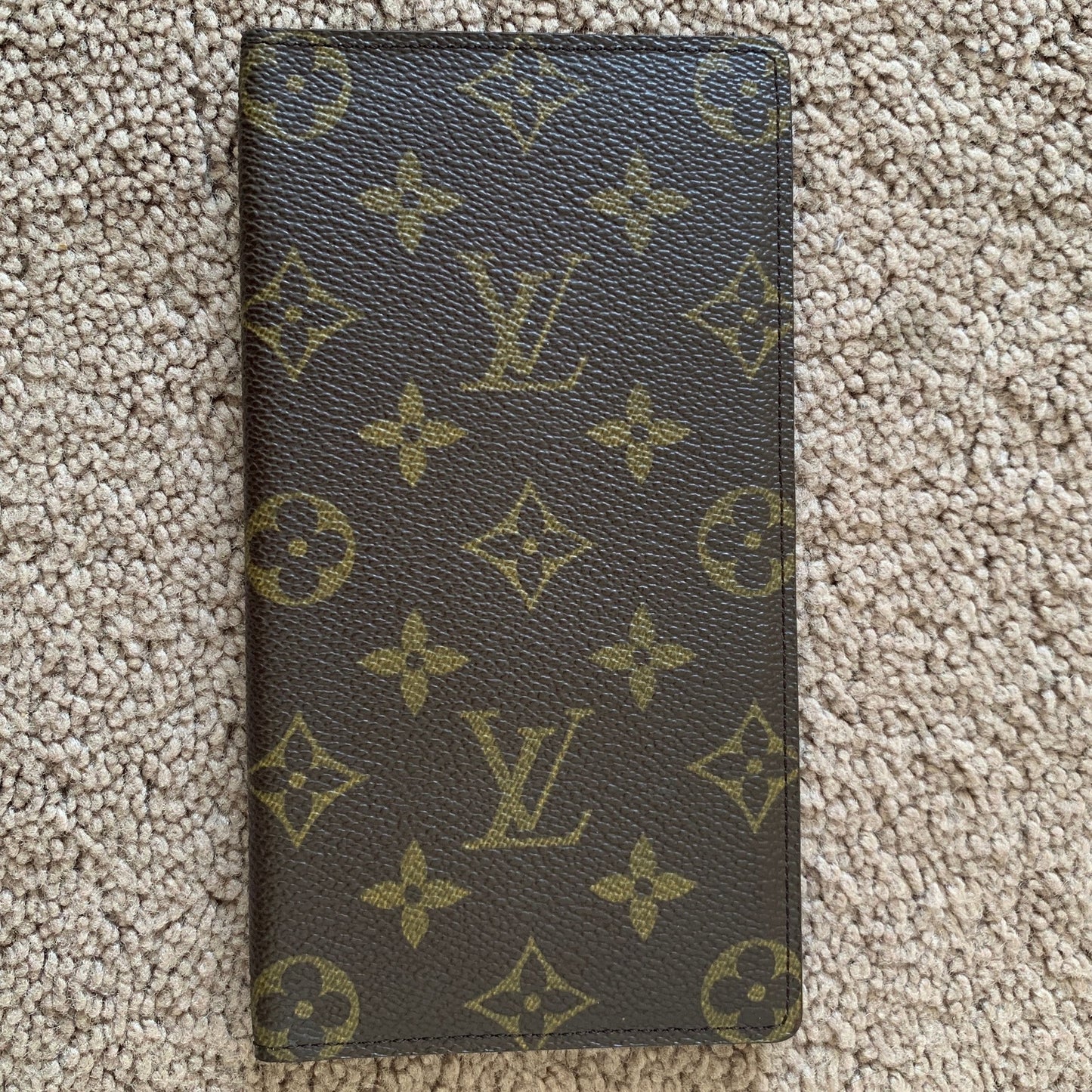 LV1040 Louis Vuitton men's monogram long card holder wallet