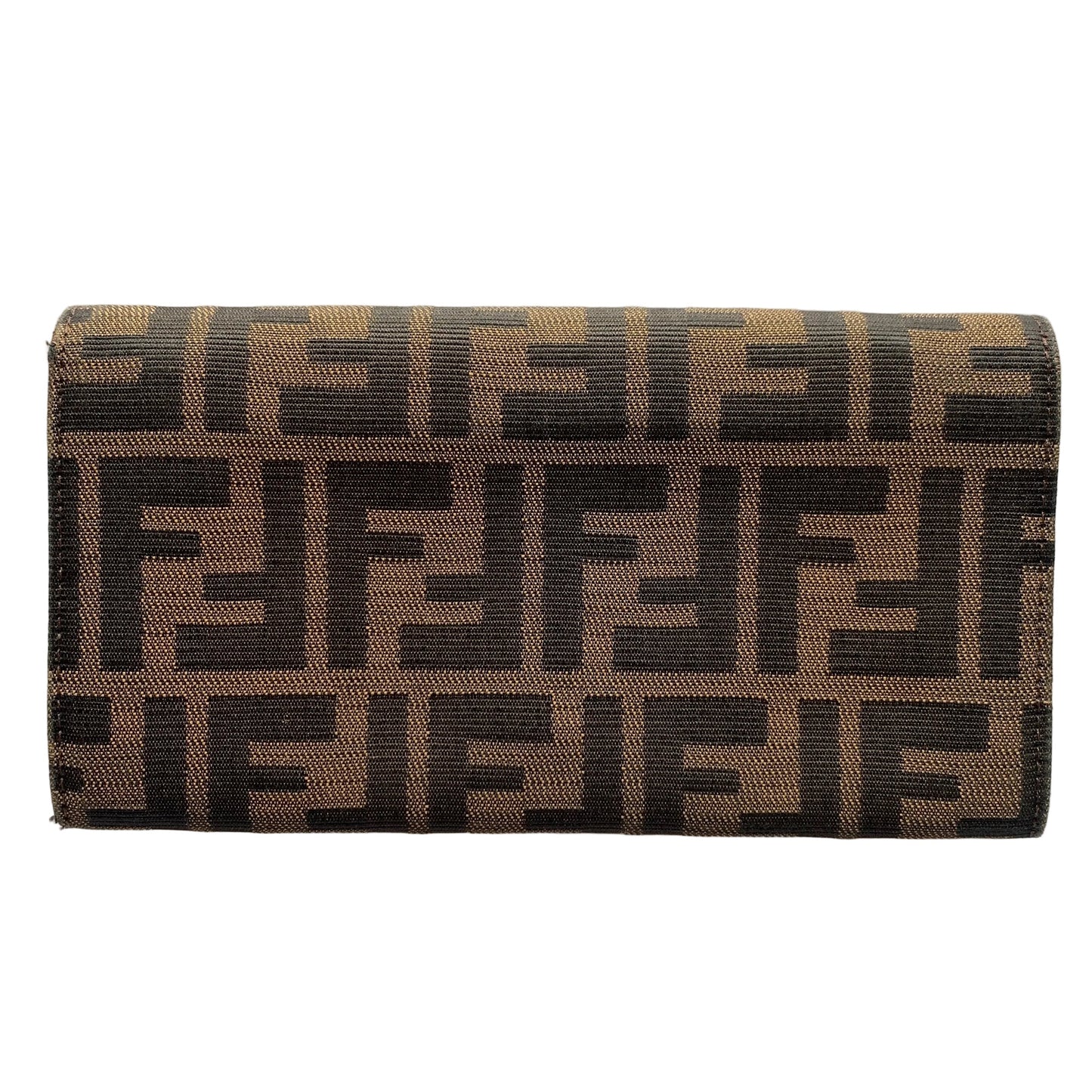 Fendi zucca monogram long wallet Authentic with COA 7.4x4