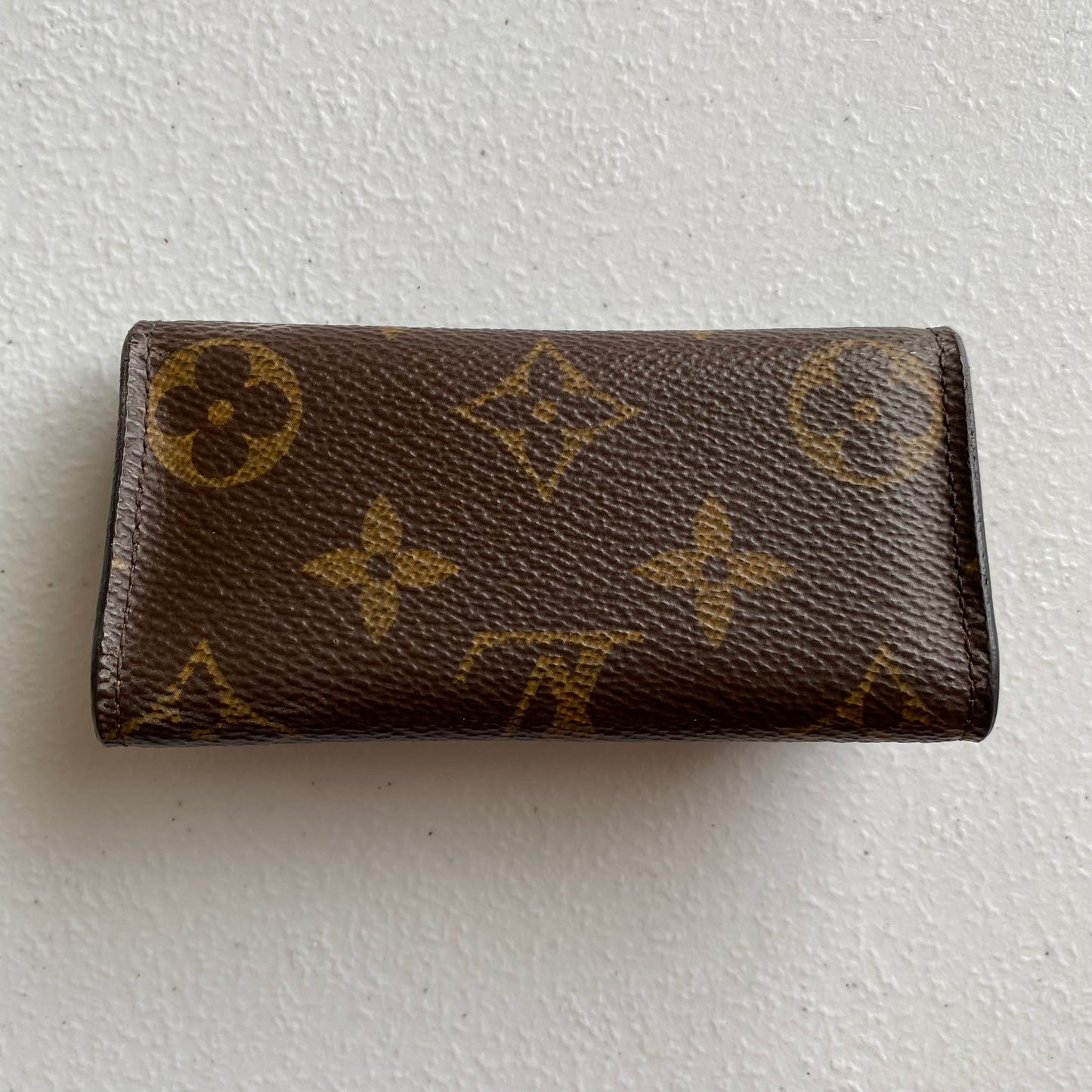 Louis Vuitton monogram 4 ring key holder CT4157 Authentic with COA 2.1x4.1