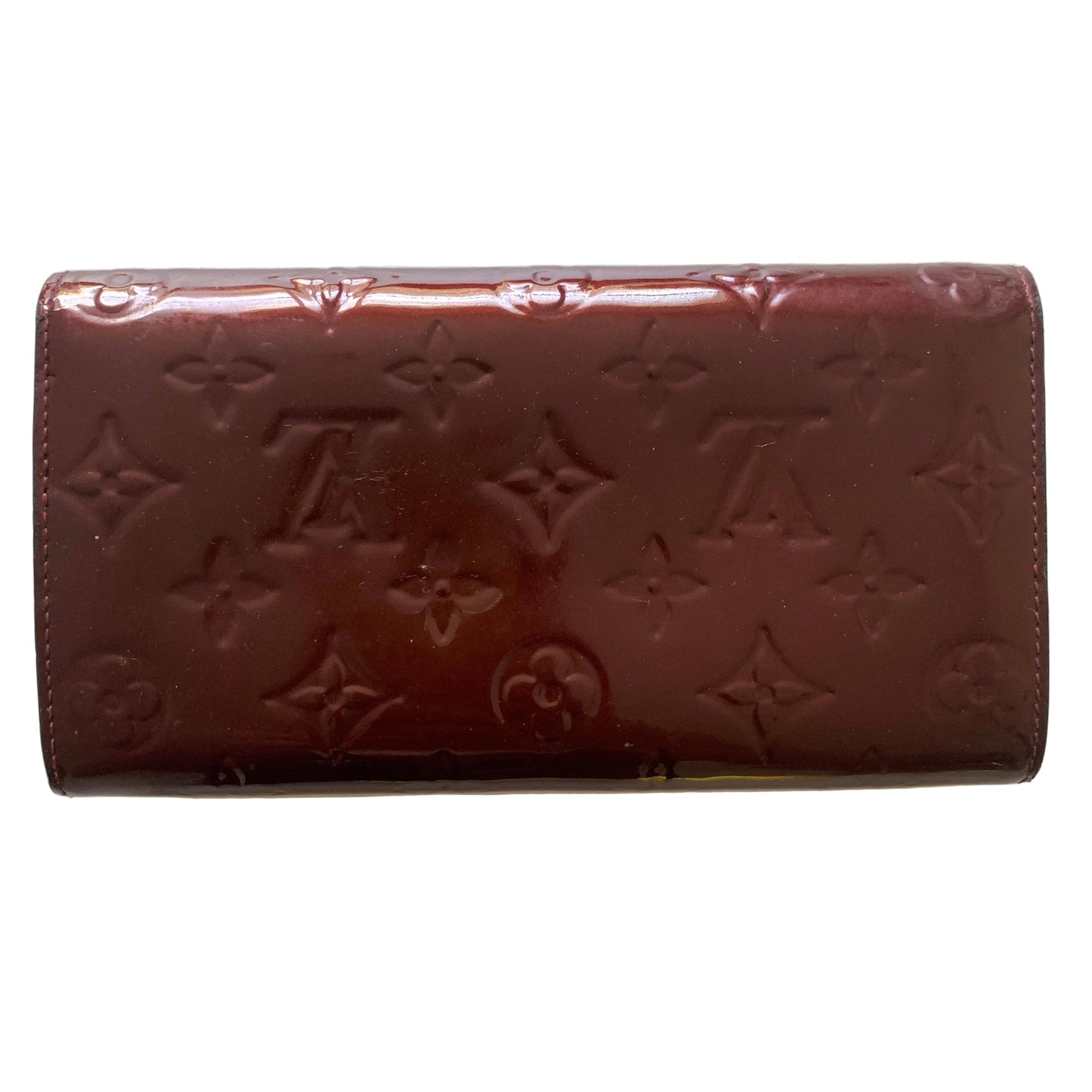 Louis Vuitton monogram vernis long wallet TS4111 Authentic with COA