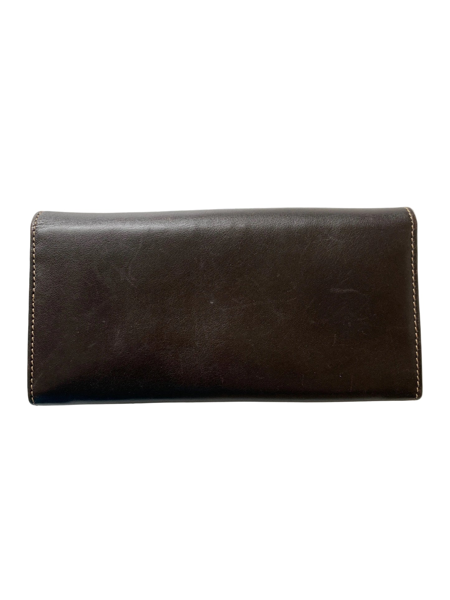 Ferragamo gancini logo long wallet Authentic with COA