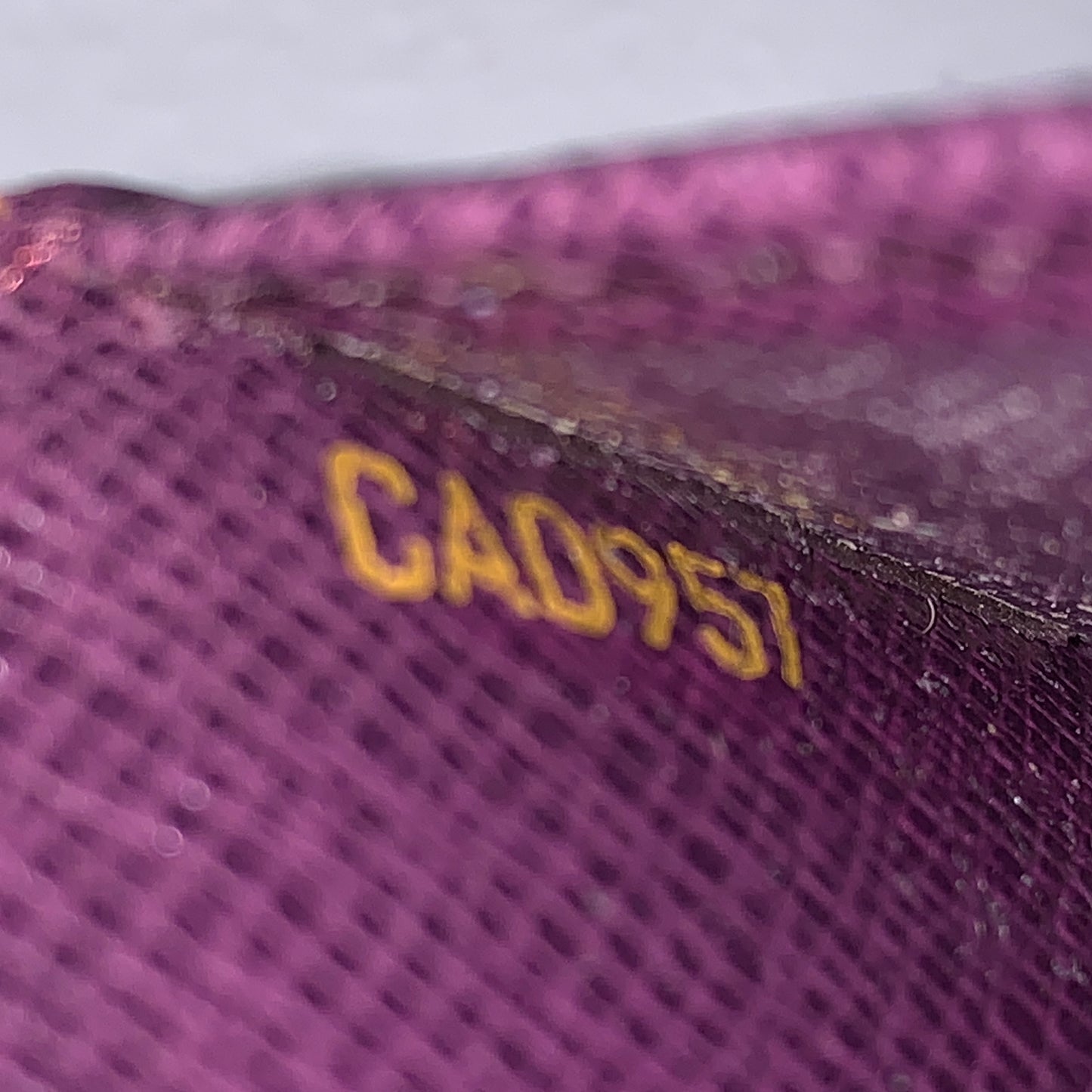 Louis Vuitton yellow Epi leather Agenda CA0957 authentic with COA