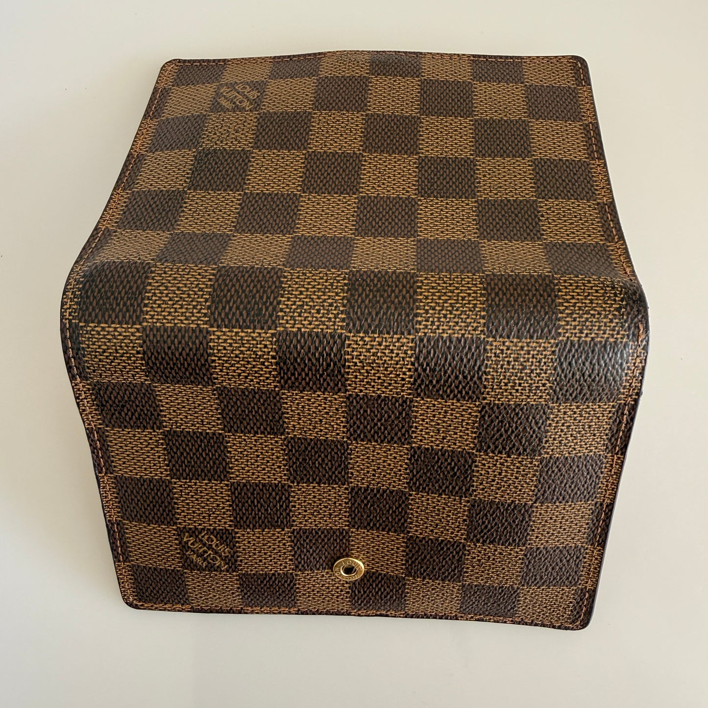 Louis Vuitton damier brown agenda organizer planner authentic with COA unisex PM CA0026