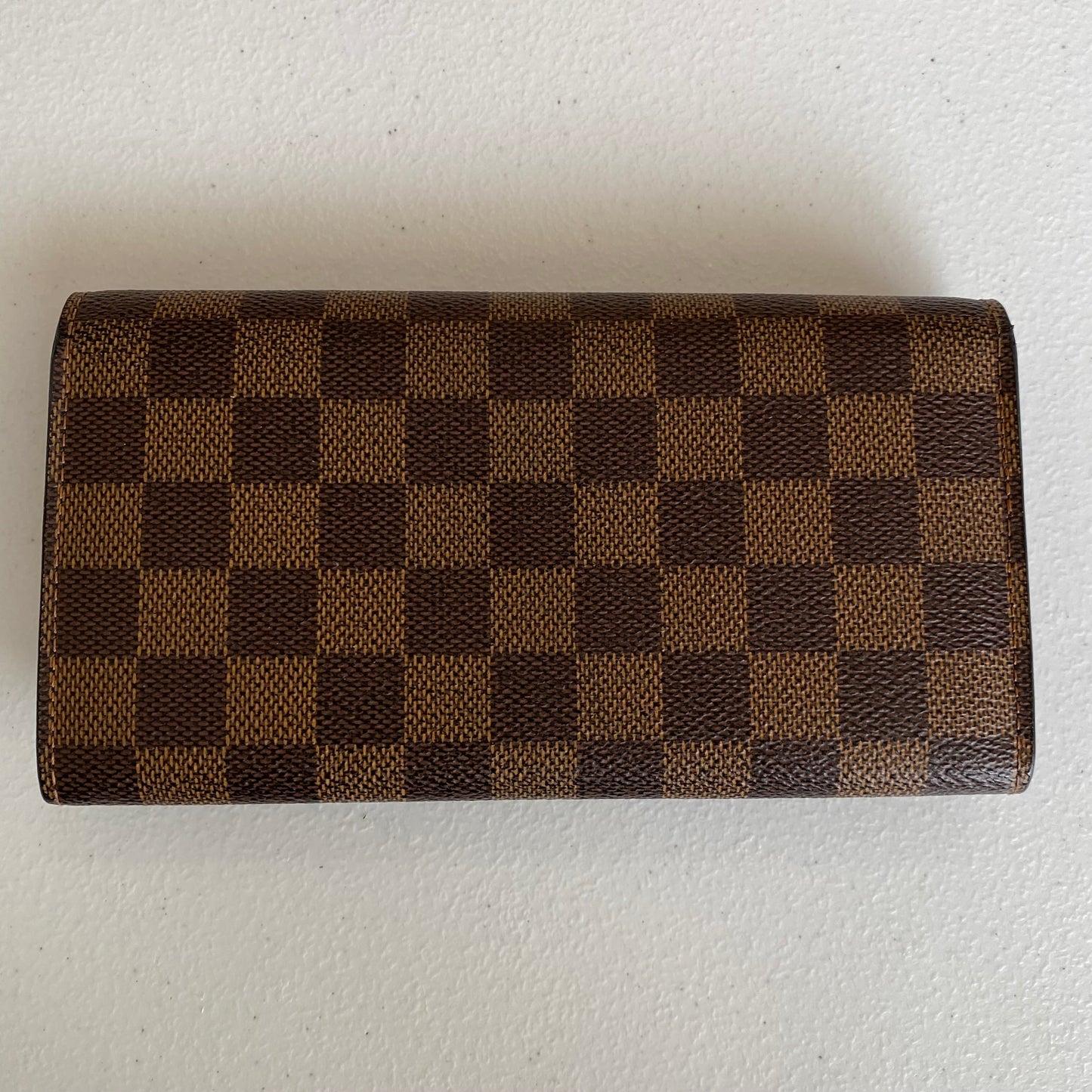 Louis Vuitton damier brown long wallet CA0056 authentic with coa