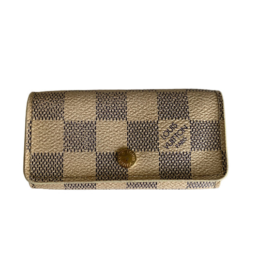 Louis Vuitton damier azure key holder CT1068 authentic with COA