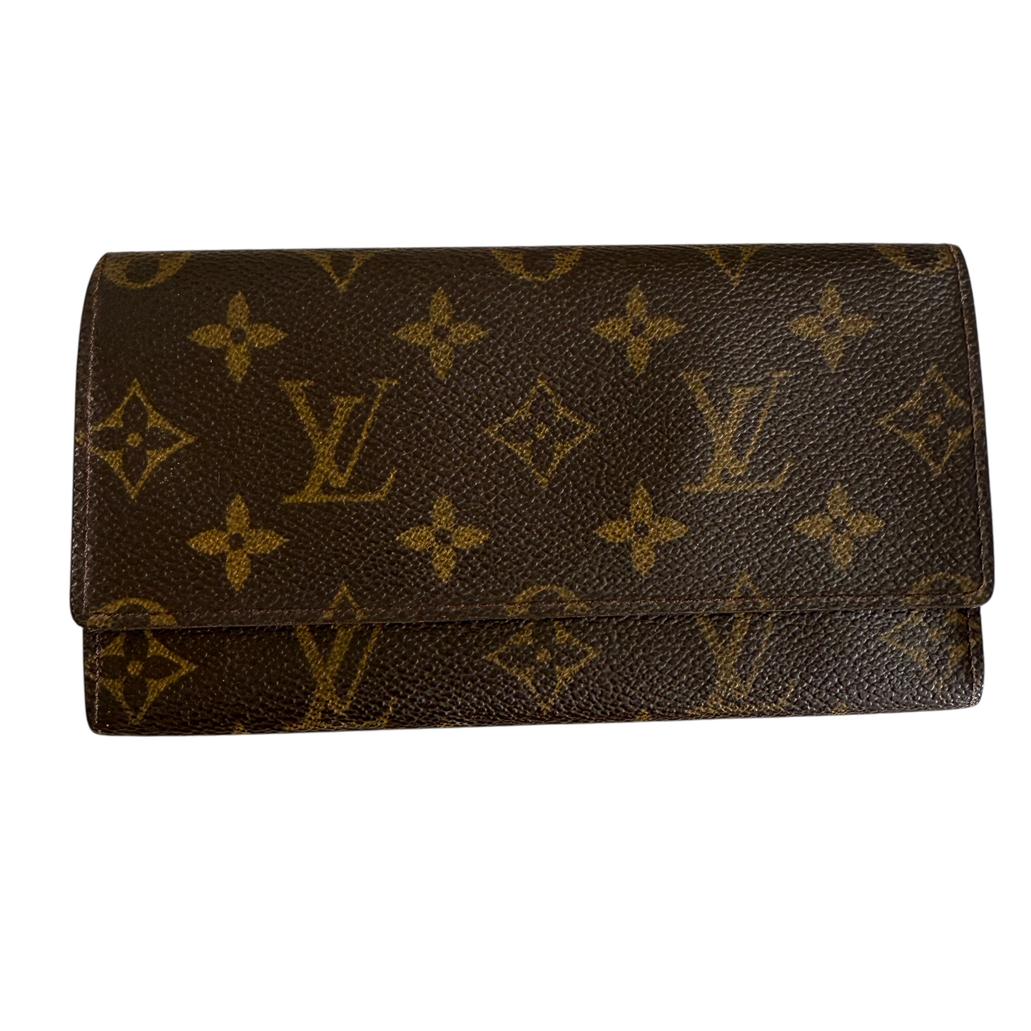 Louis Vuitton monogram long wallet clutch bag authentic with COA CA0927
