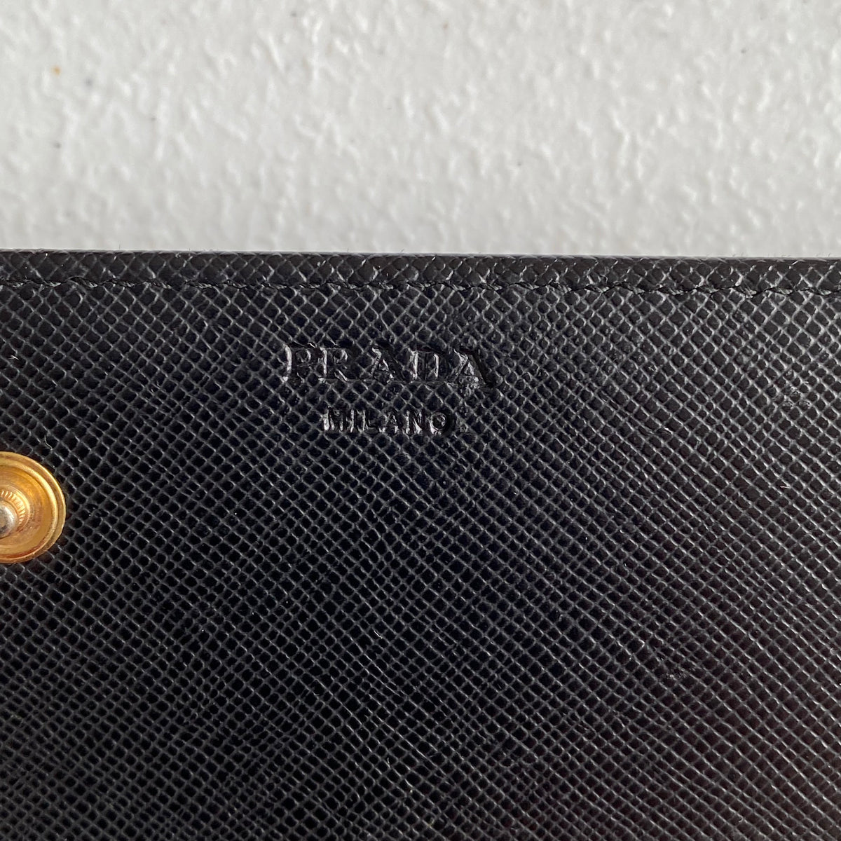 Prada triangle logo nylon long wallet Authentic with COA 7.4x3.7