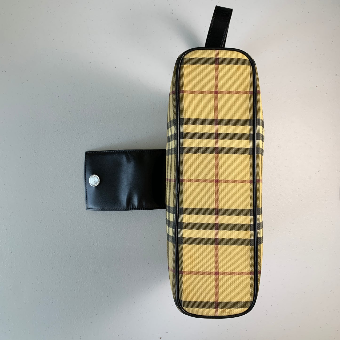 Burberry classic check shoulder bag Purse Authentic with COA