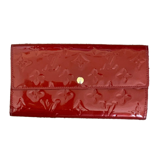 Louis Vuitton vernis monogram long Wallet TS1151 authentic with COA dusty box