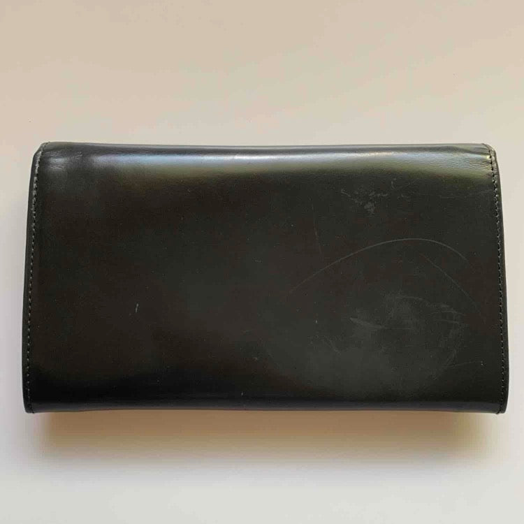 Gucci long leather wallet Authentic with COA7.2x4.3