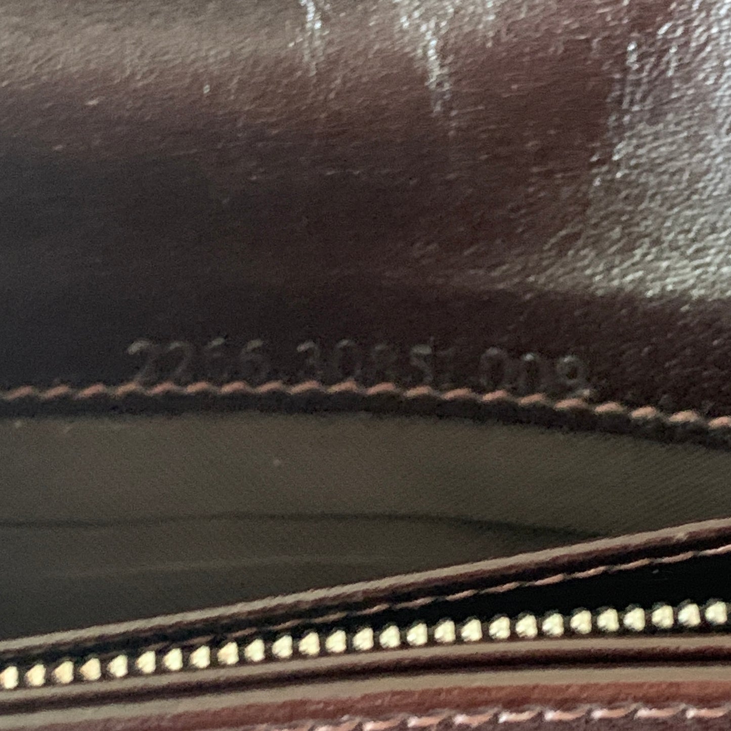 Fendi zucca monogram long wallet authentic with COA and box