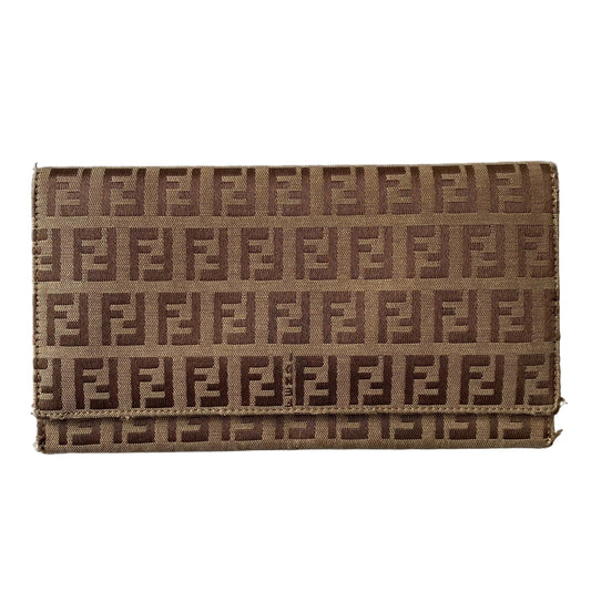 Fendi FF monogram long wallet Authentic with COA 7.4x4.2
