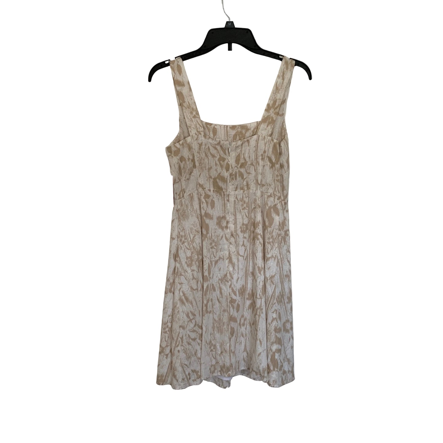 Vince Camuto Womens NWT cream tan floral print sleeveless dress
