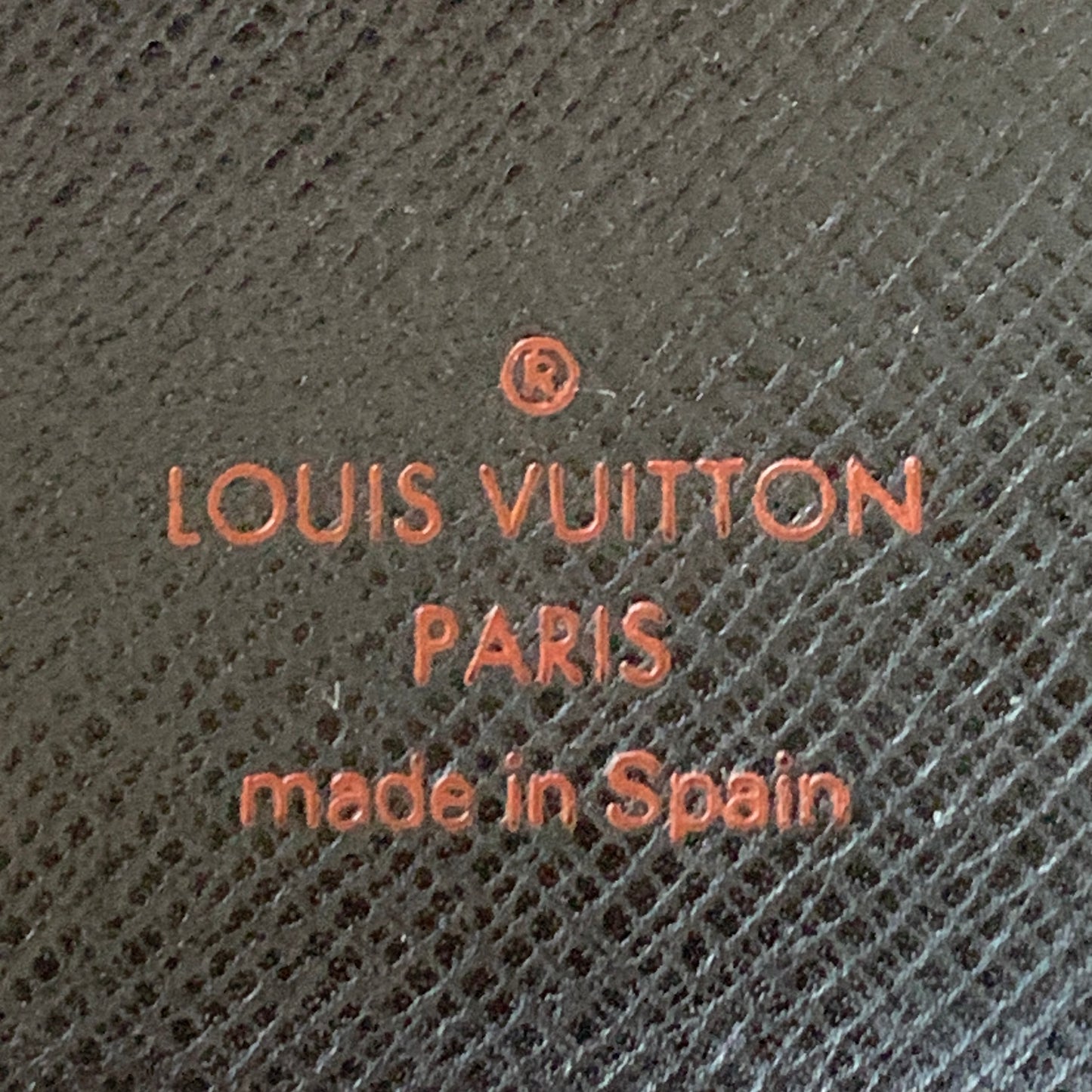 Louis Vuitton black Epi leather agenda PM CA0957 authentic with COA