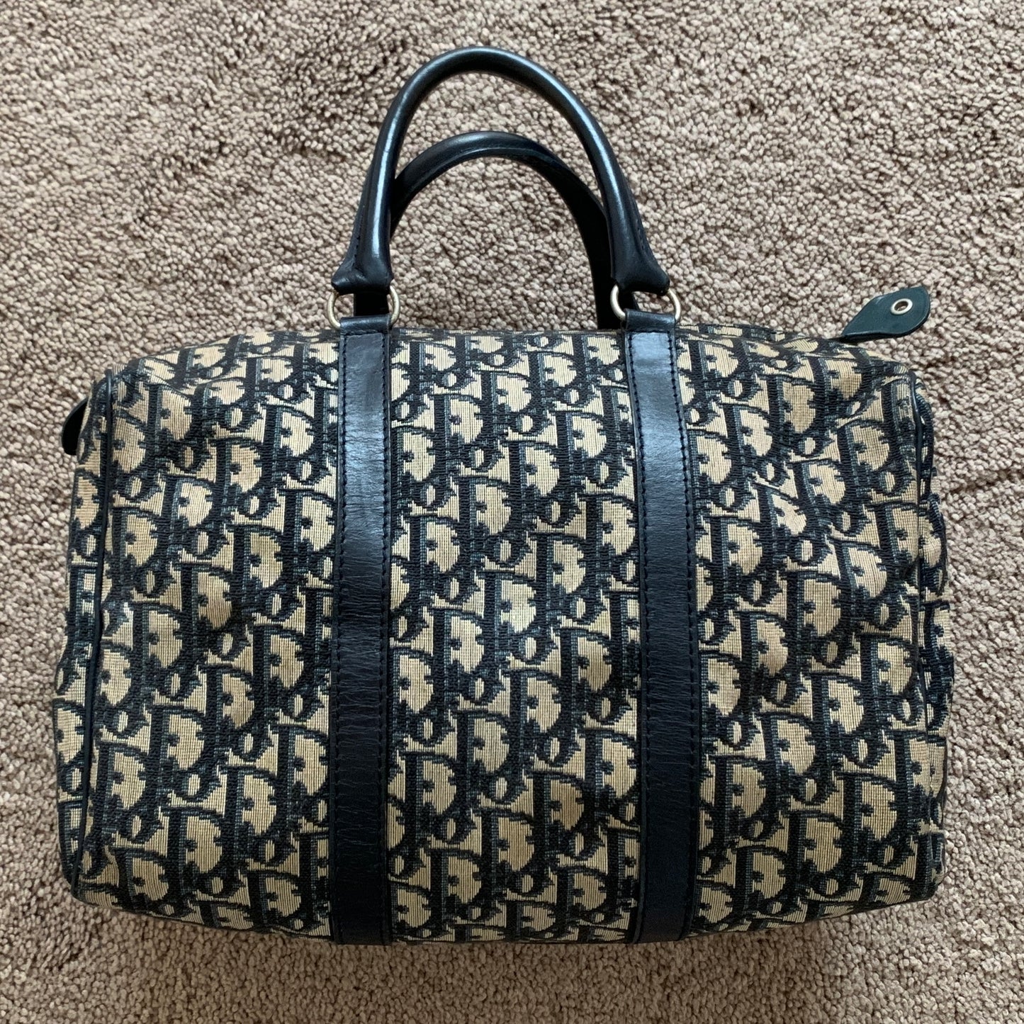 Authentic Dior vintage women’s oblique trotter bag