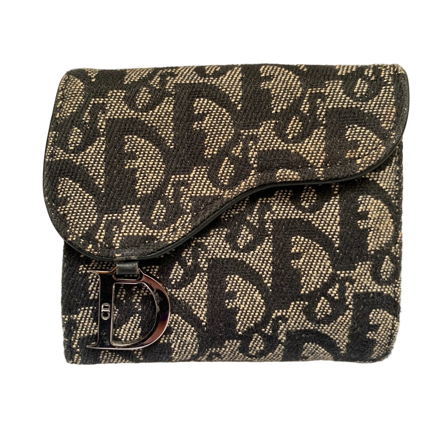 Dior saddle compact wallet Authentic with COA