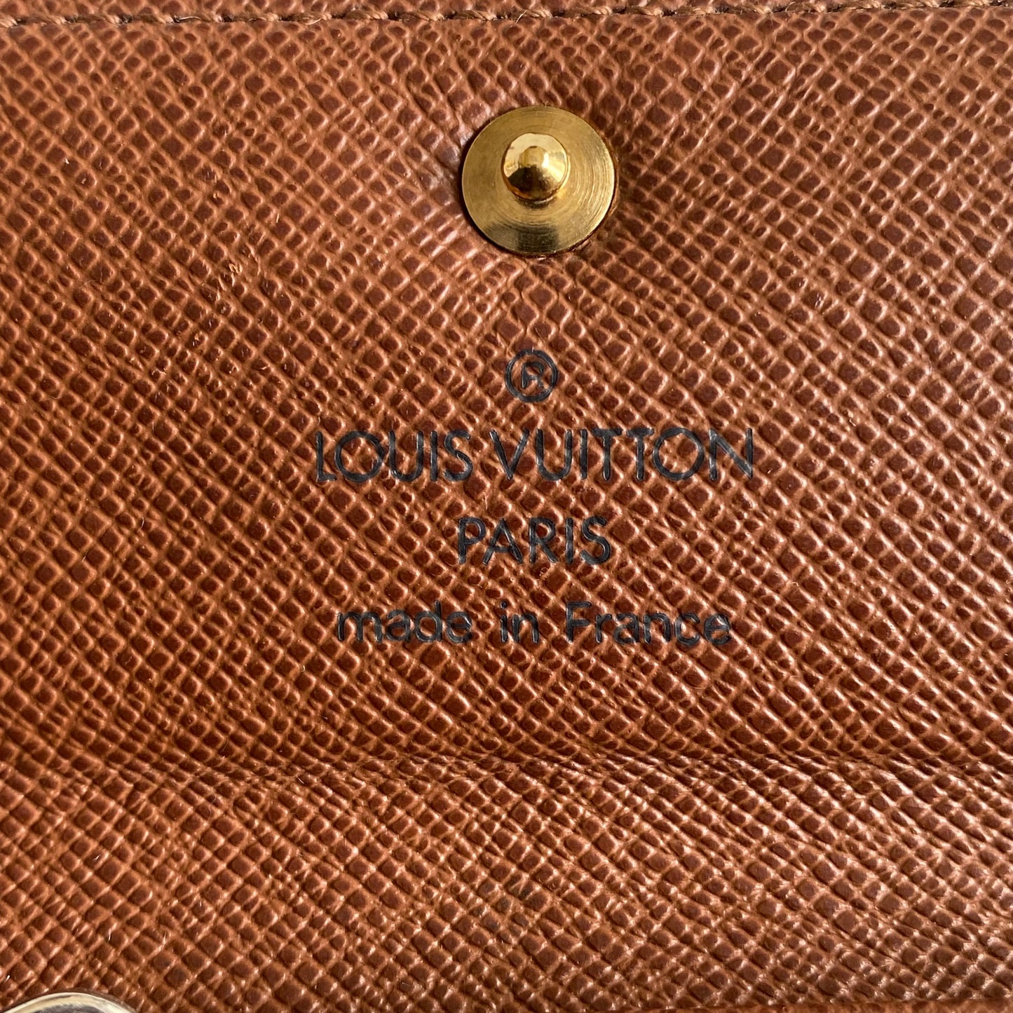 Louis Vuitton monogram key holder FL0074 Authentic with COA 4.1x2.1