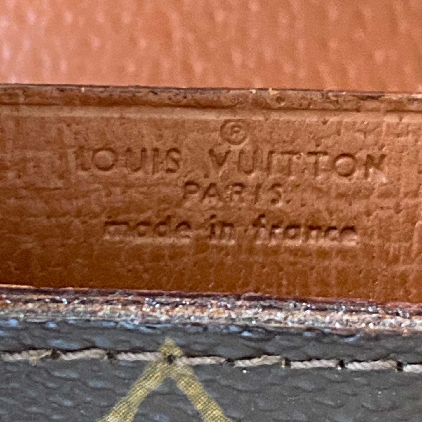 Louis Vuitton vintage monogram document laptop clutch bag authentic with COA 14.8x11.2