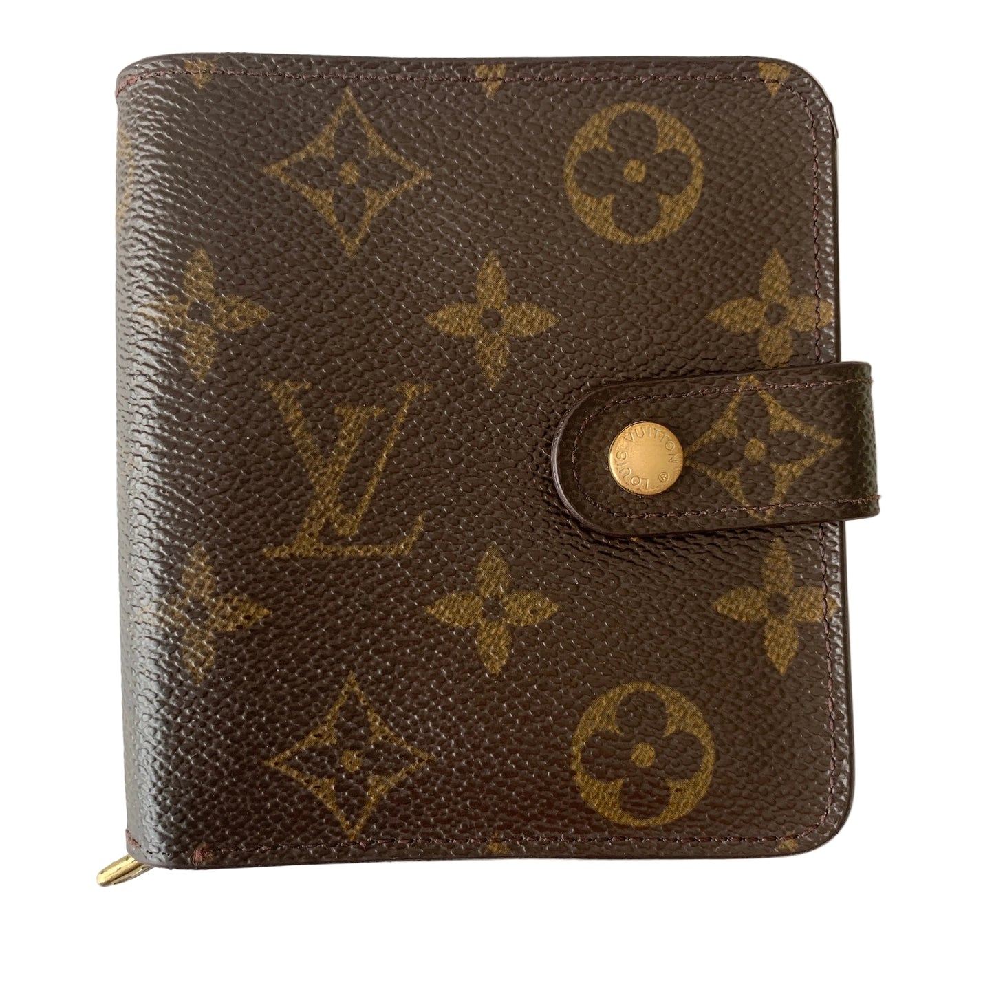 Louis Vuitton monogram compact Wallet Authentic MI0031 with COA