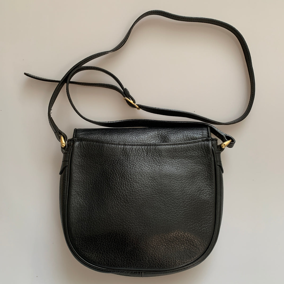 Burberry black leather crossbody bag Authentic with COA 8.7x7.8x2