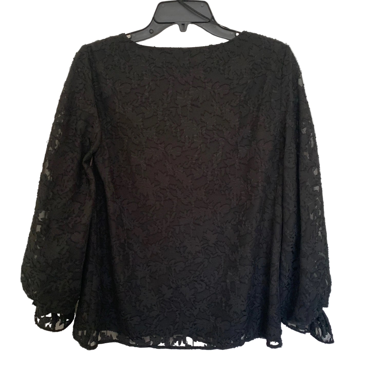 Vince Camuto Womens NWT Black long sleeve Blouse size small
