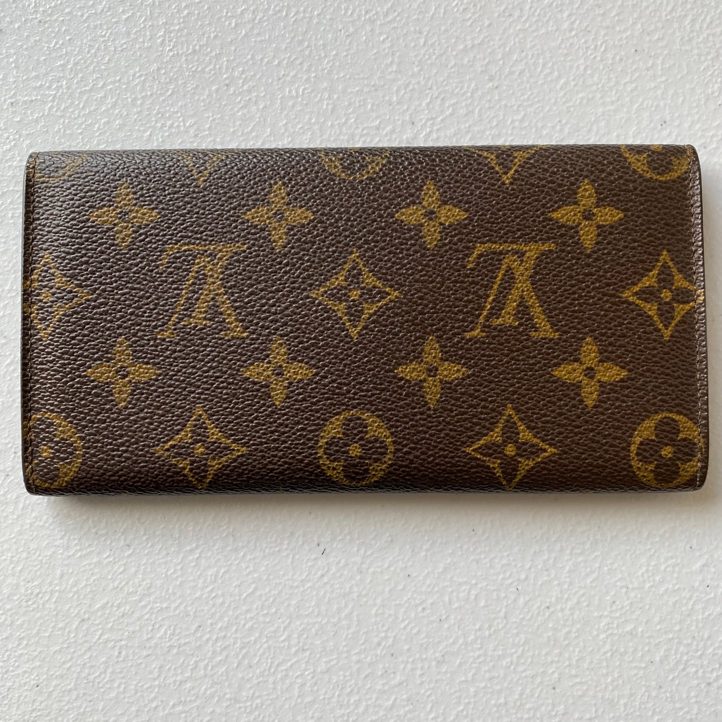 Louis Vuitton monogram long wallet Authentic with COA 6.9x3.6
