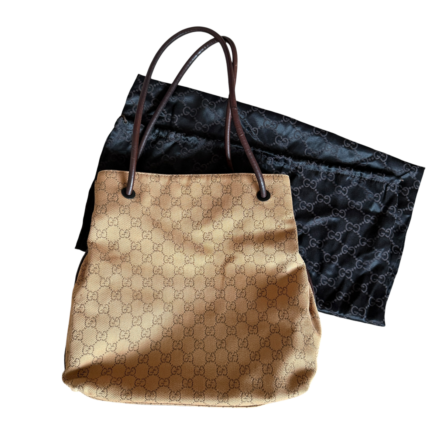 Gucci monogram shoulder bag 12x12x4.8” authentic with COA