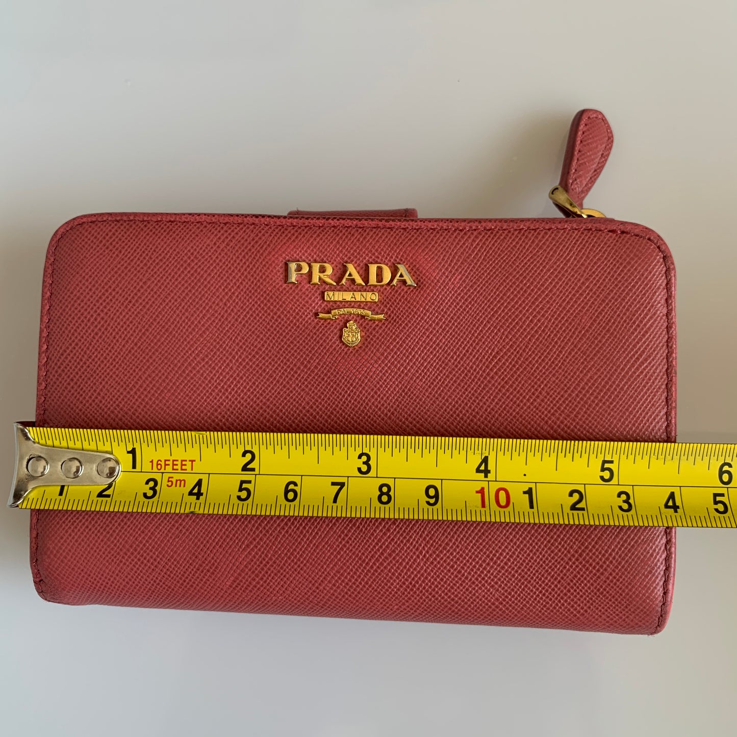 Prada leather wallet Authentic with COA