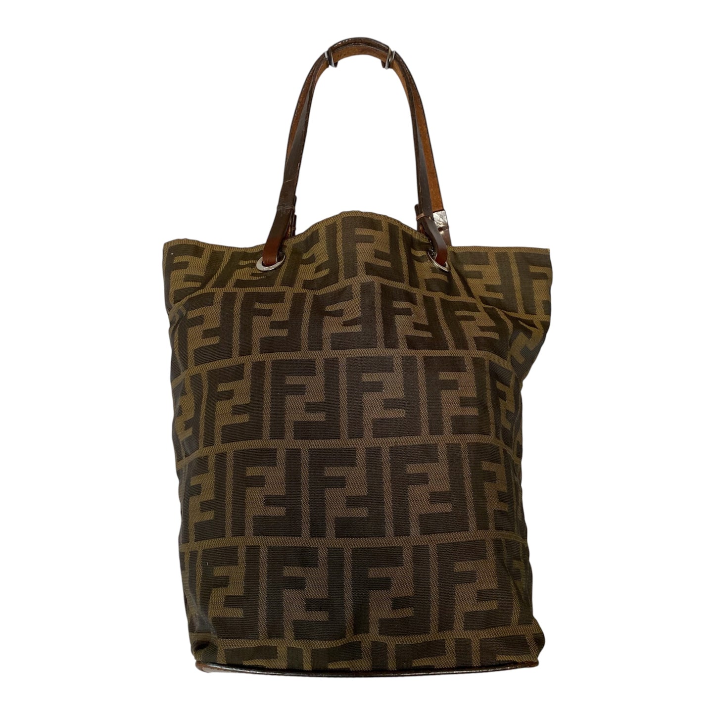Fendi FF monogram tote bag handbag Authentic with COA