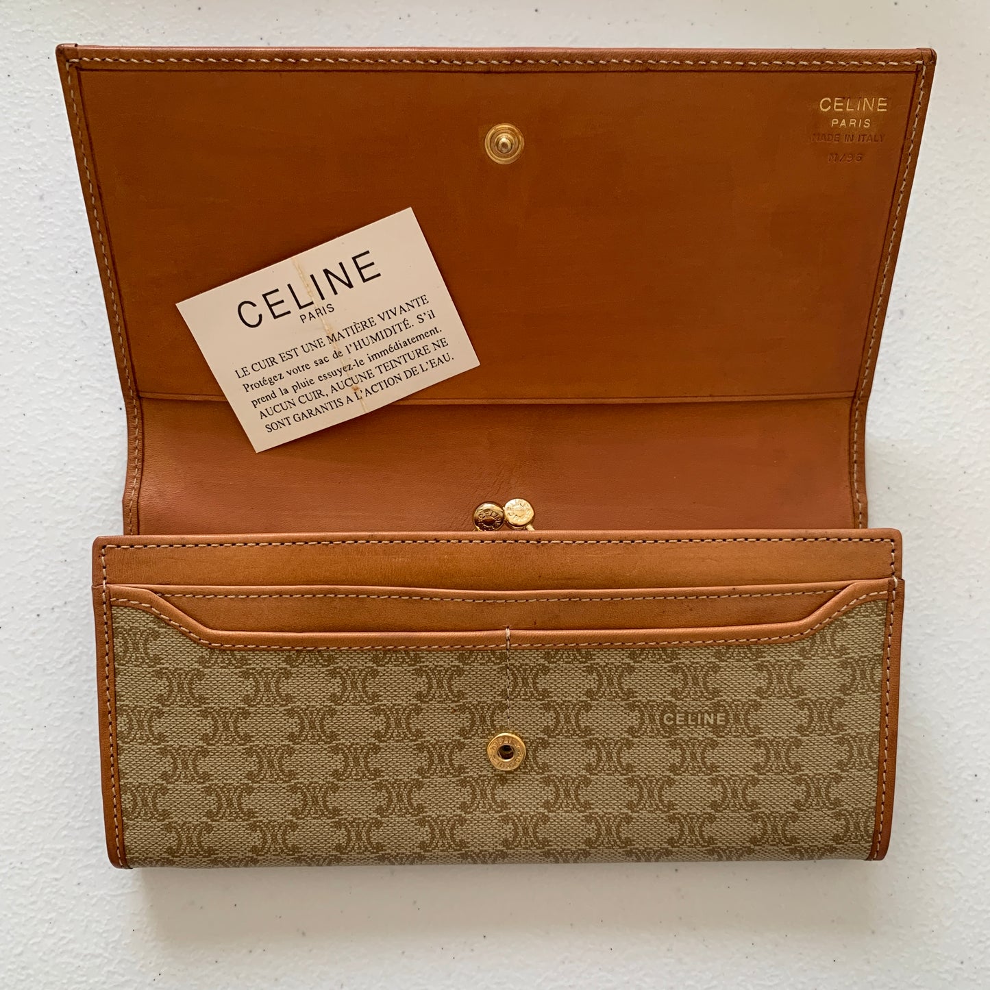 Celine women’s macadam long Wallet authentic with COA