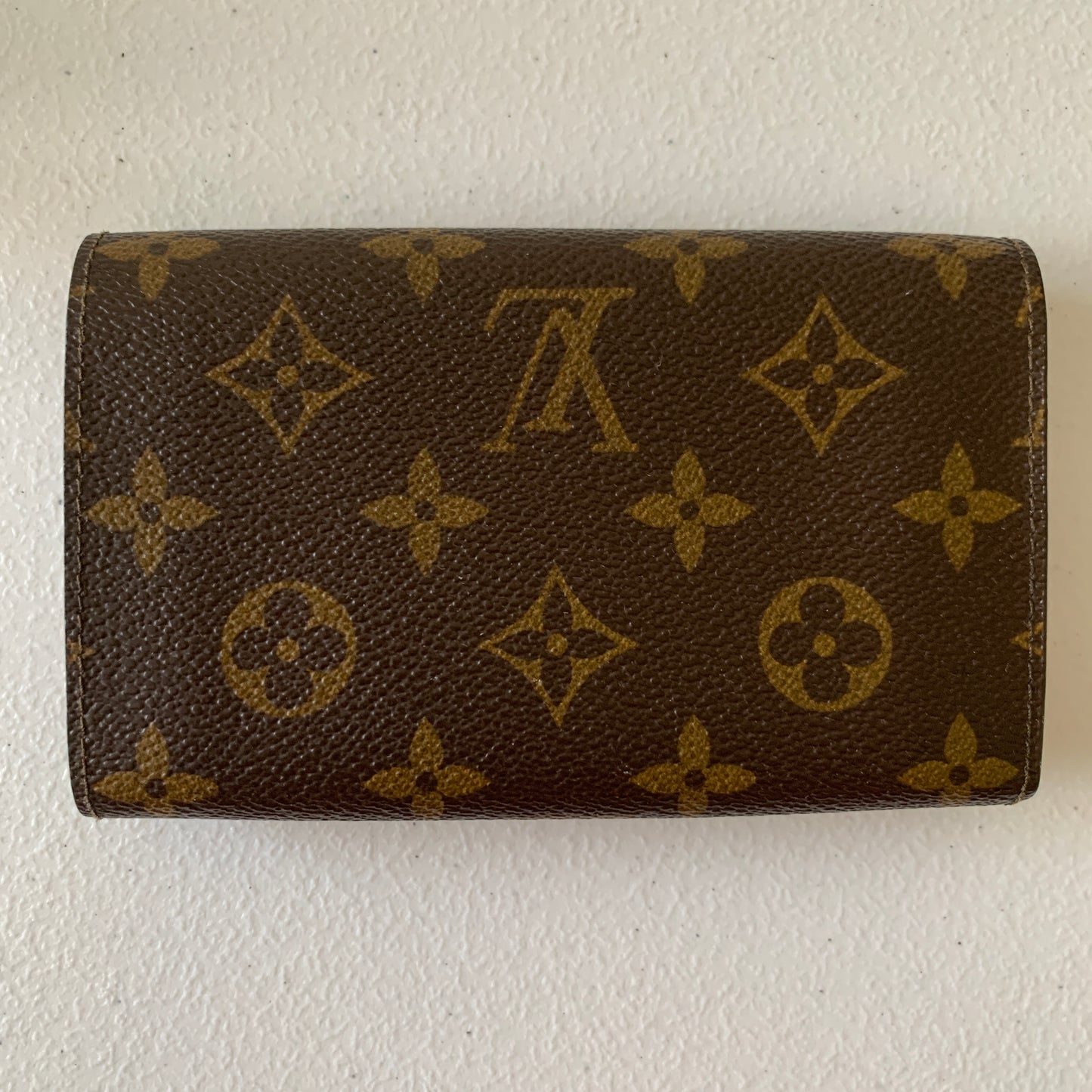 Louis Vuitton brown monogram Wallet RA0951 authentic with COA