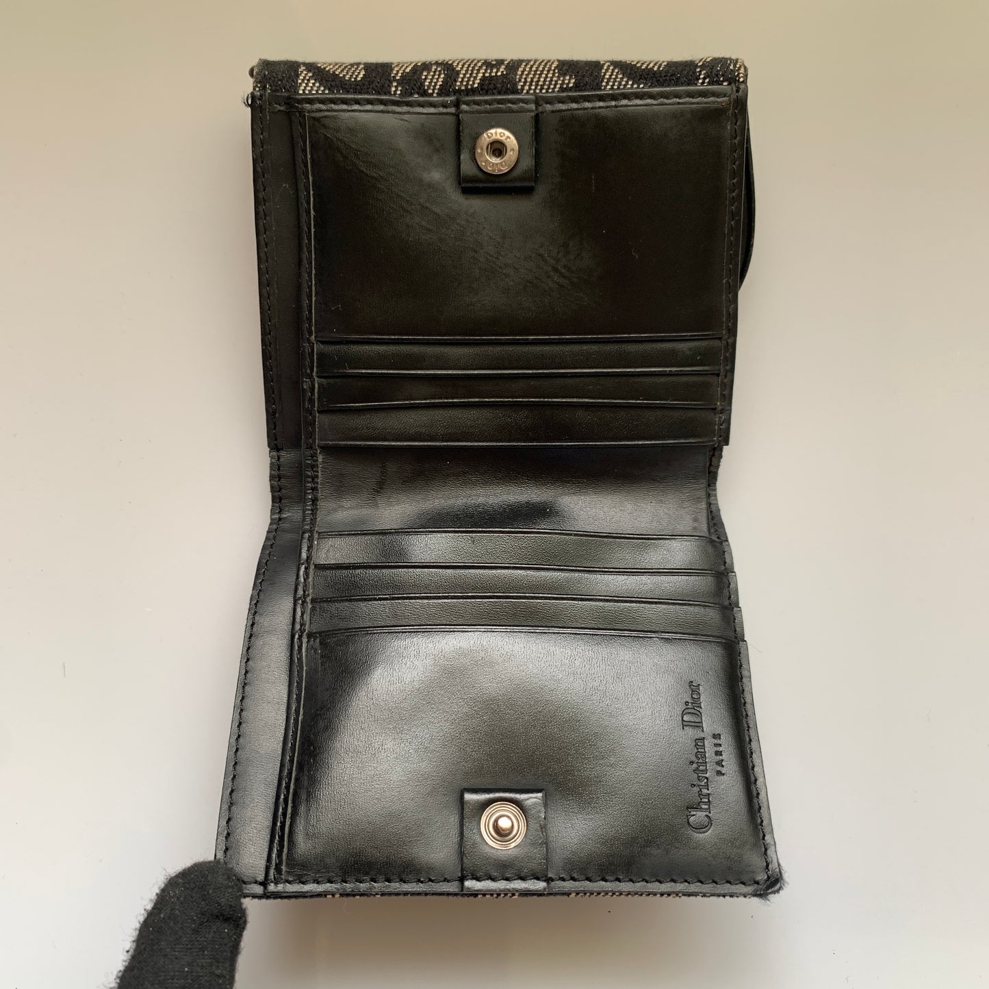 Dior saddle compact wallet Authentic with COA