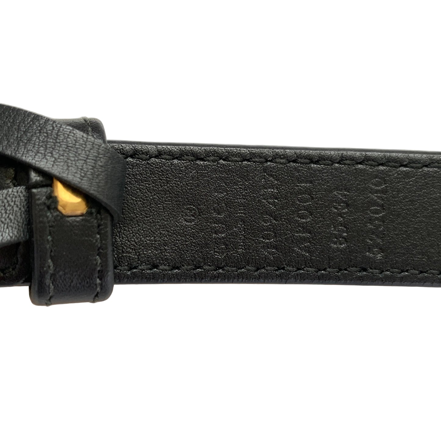 Gucci GG buckle black leather belt Authentic with COA size 85cm 34 inch