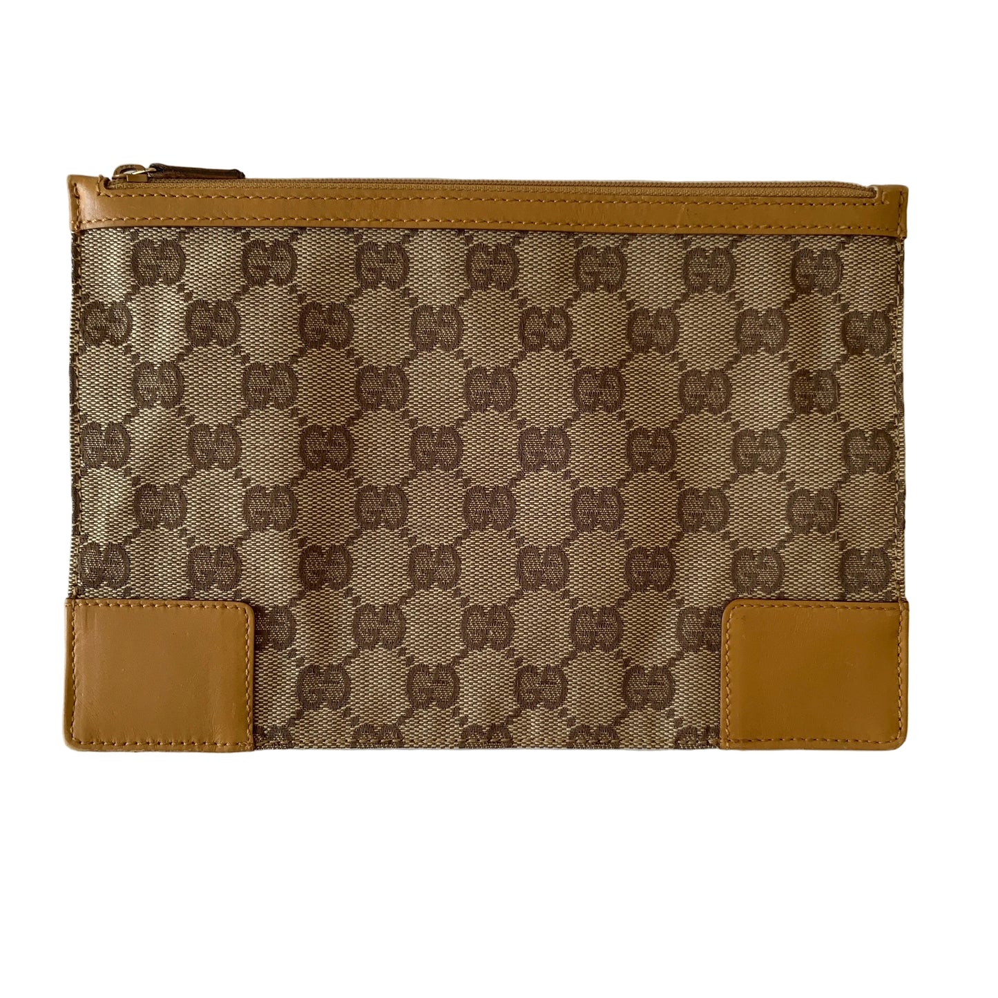 Gucci monogram pouch Authentic with COA
