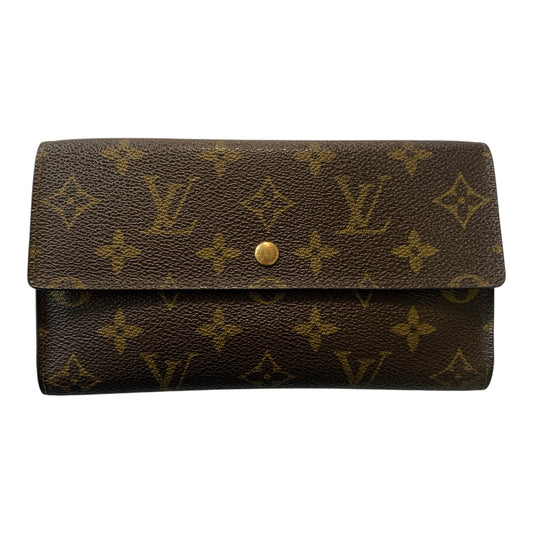 Louis Vuitton monogram Sarah long wallet MI0971 Automatic with COA