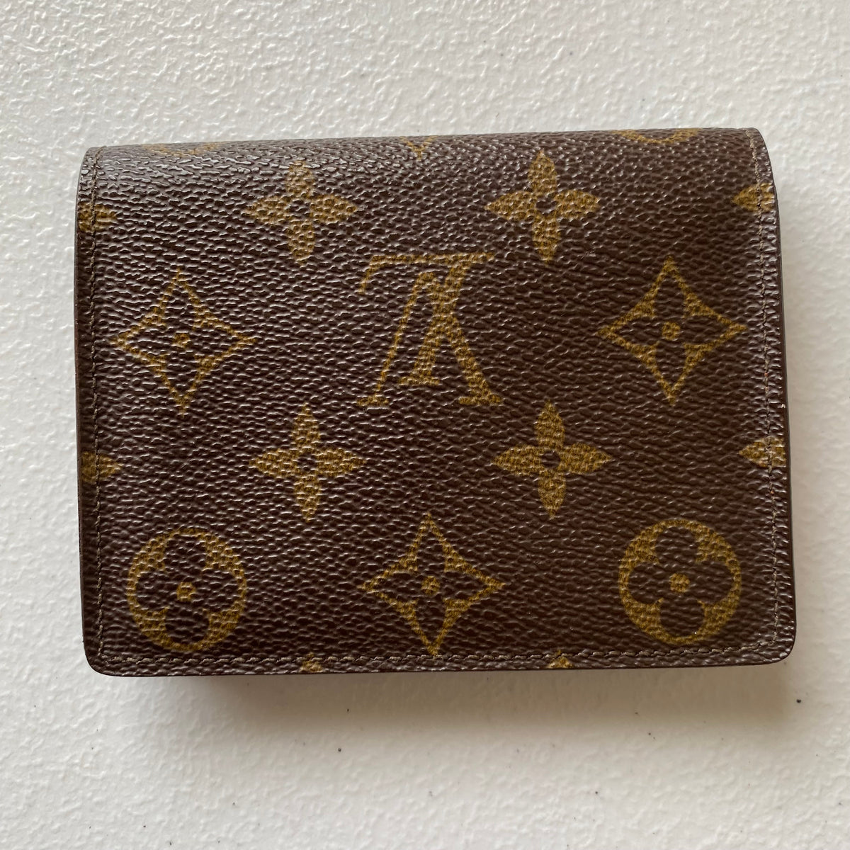 Louis Vuitton monogram unisex card holder CT1923 Authentic with COA 4.3x3.4