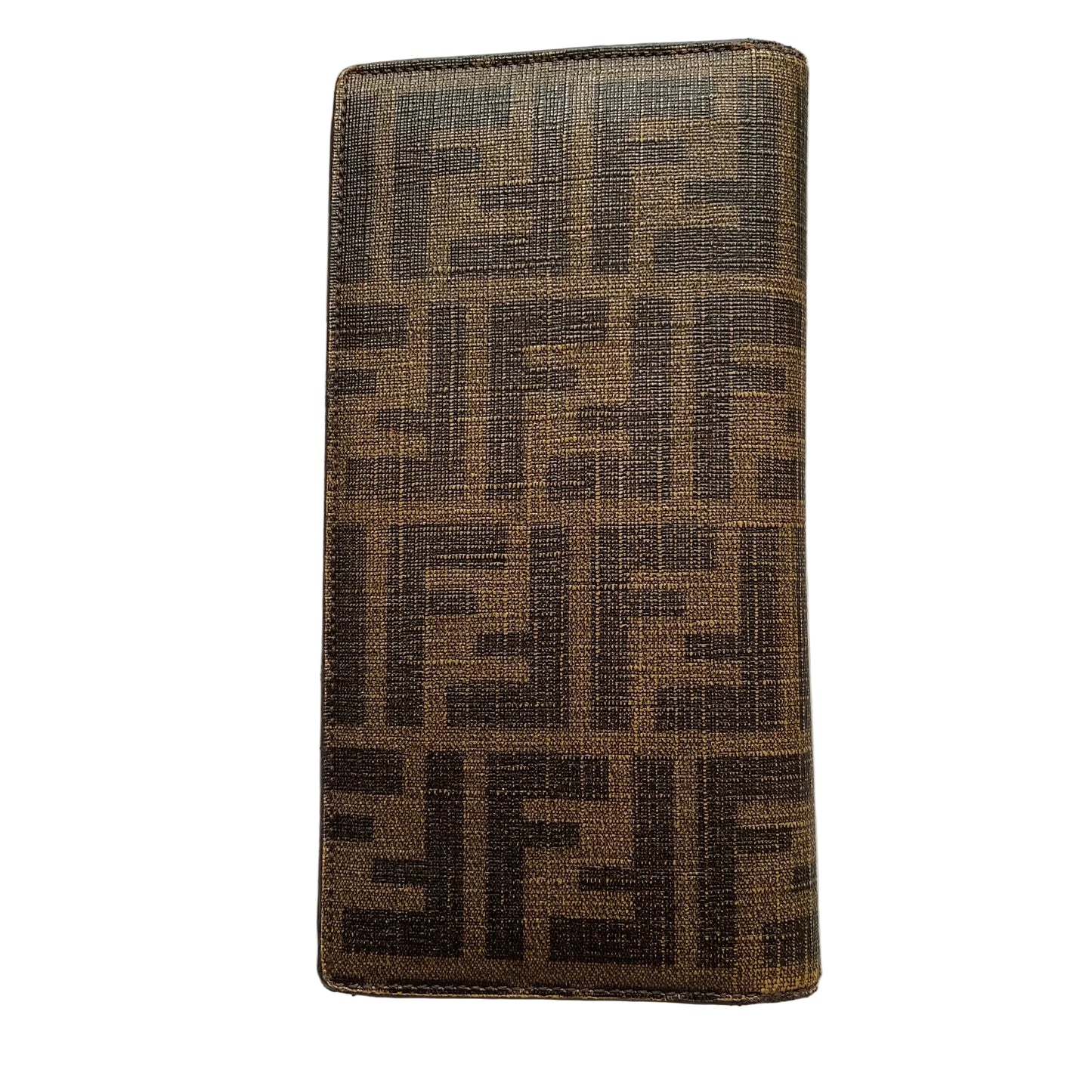 Fendi zucca monogram unisex long wallet Authentic with COA 7.4x4