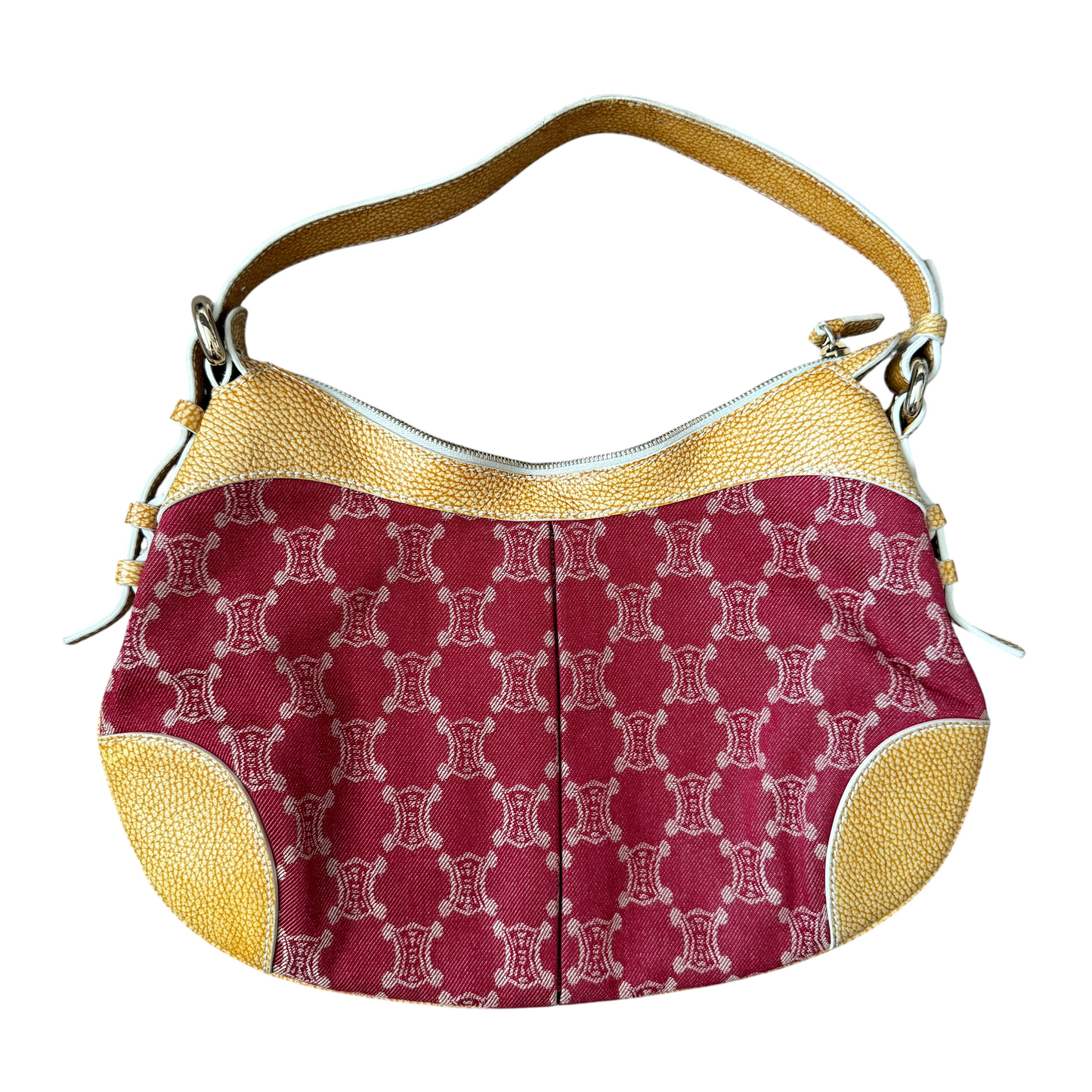 Celine triumph logo hobo shoulder bag authentic with COA 15x10x1