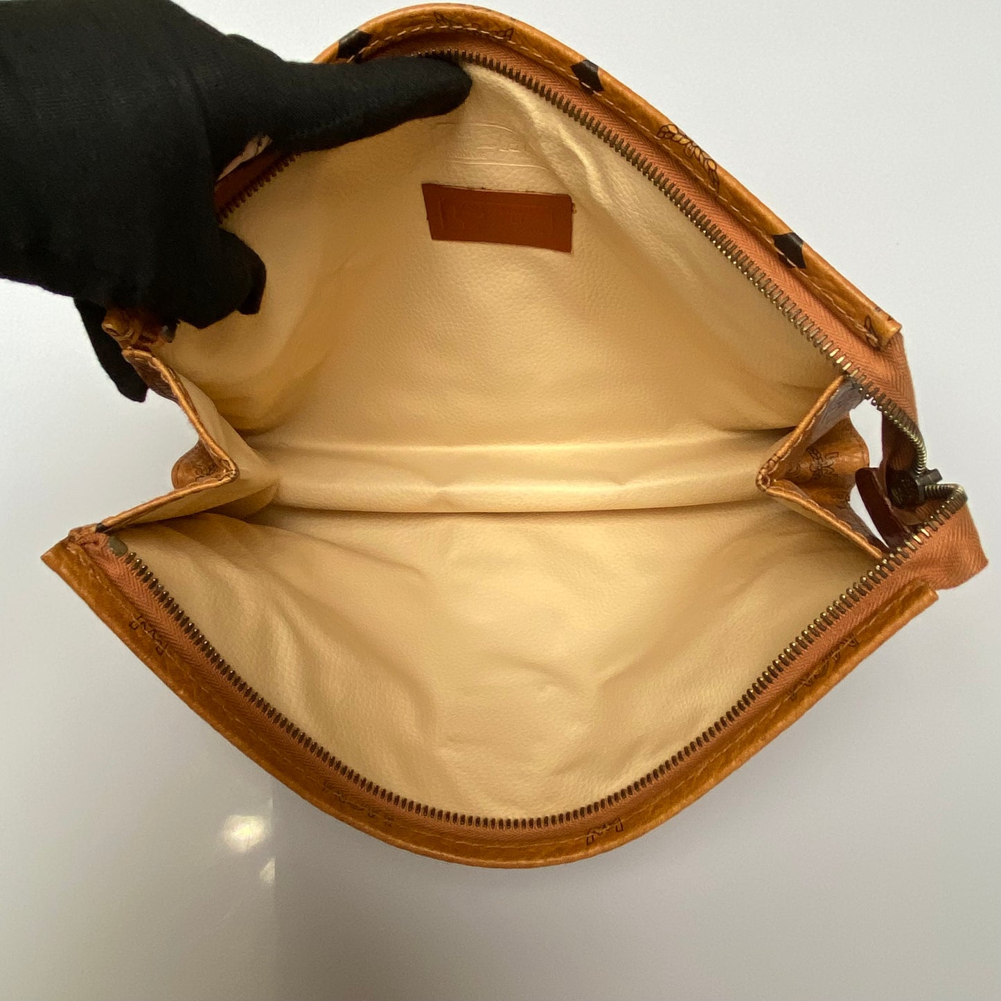MCM large unisex toiletry clutch bag Authentic with COA 11.3x8