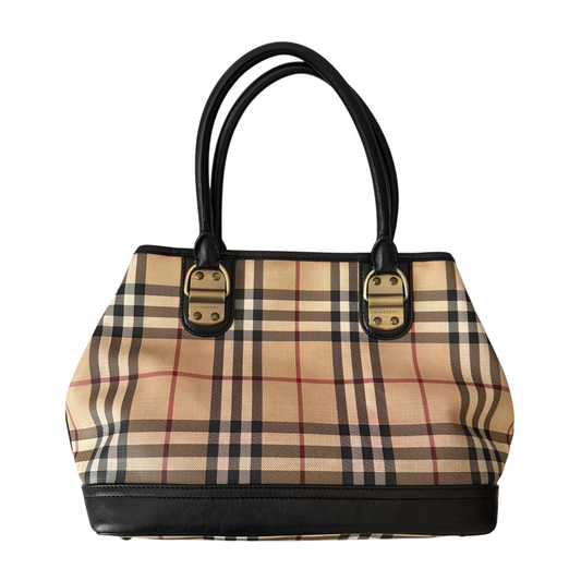 Burberry nova check tote bag authentic with COA