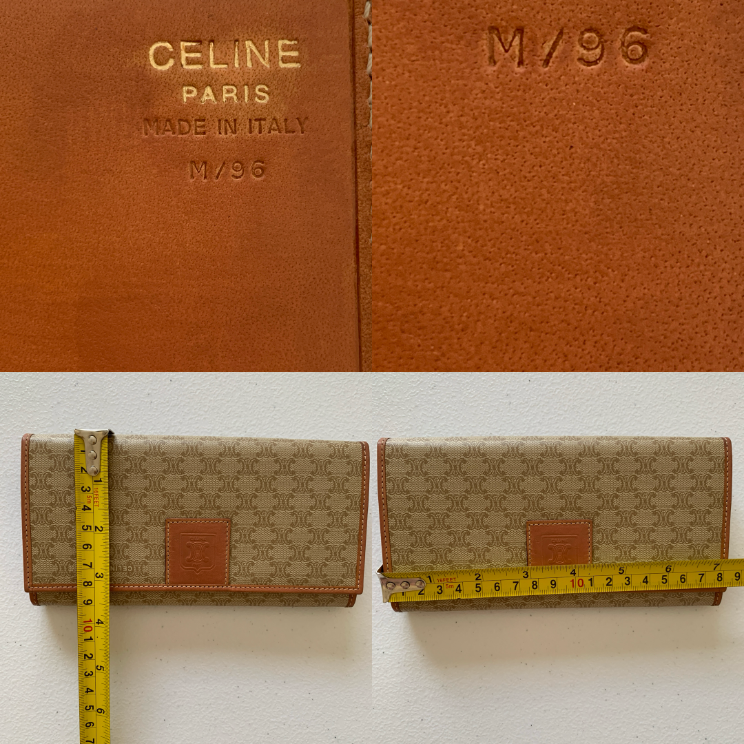 Celine women’s macadam long Wallet authentic with COA