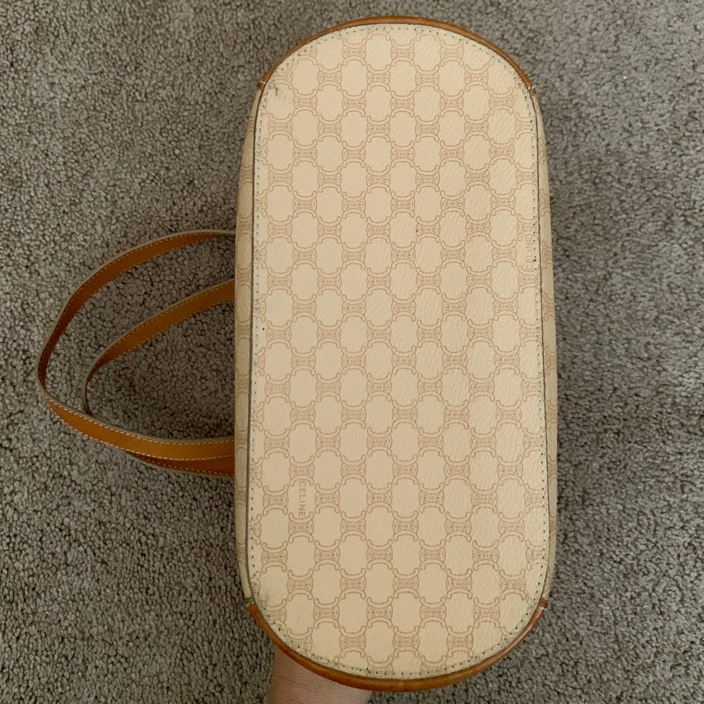 Authentic Celine women’s vintage triumph tote bag