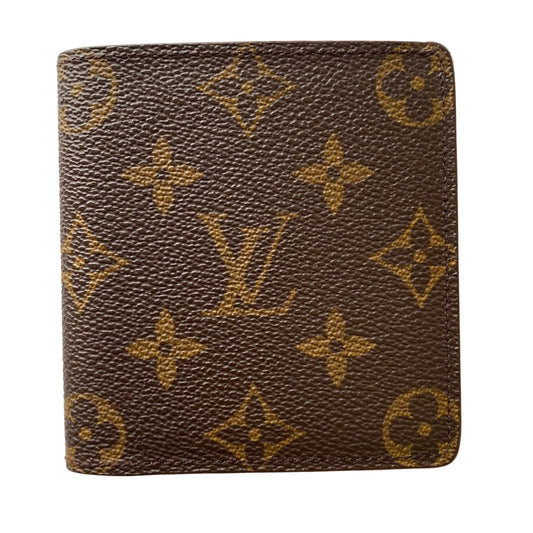Louis Vuitton monogram men’s bifold wallet CT0945 Authentic with COA 3.8x3.6